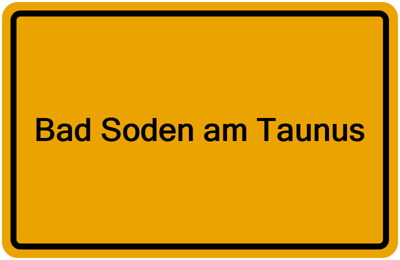 Handelsregisterauszug Bad Soden am Taunus